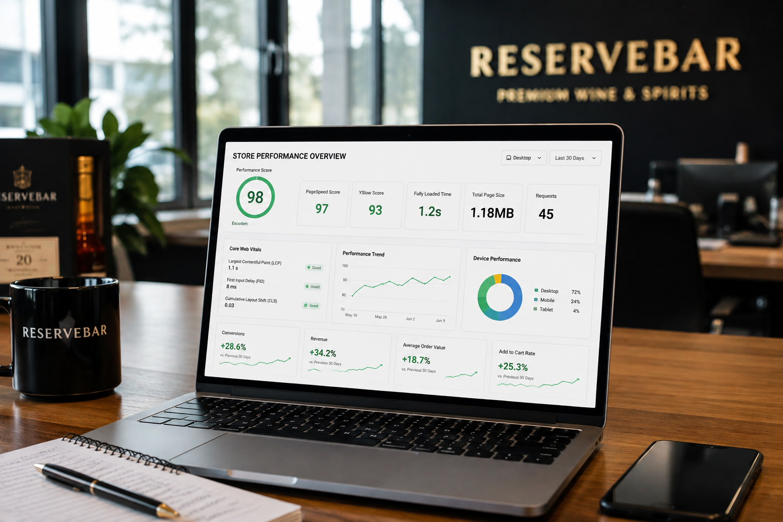 Custom Shopify Development for a Luxury Wine & Spirits eCommerce Website