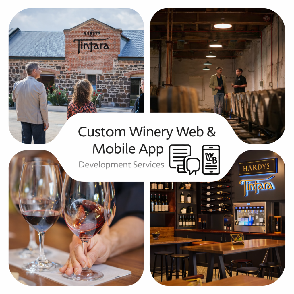 winery website development services
