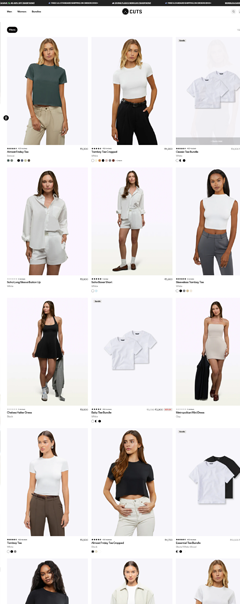 Custom Shopify development for bold, modern eCommerce brands — delivering a premium online store experience for CUTS Clothing.