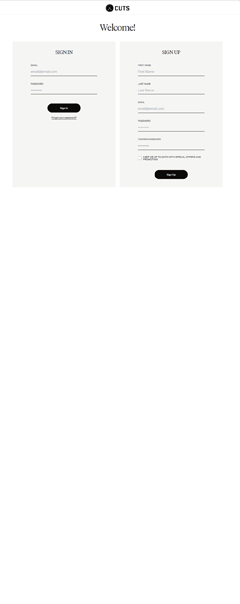 Custom Shopify development for bold, modern eCommerce brands — delivering a premium online store experience for CUTS Clothing.