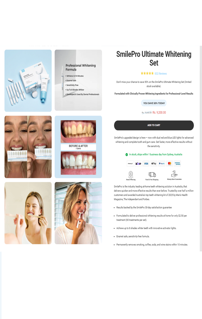 We create SEO-optimized, conversion-driven online stores for premium dentists to sell teeth whitening products.