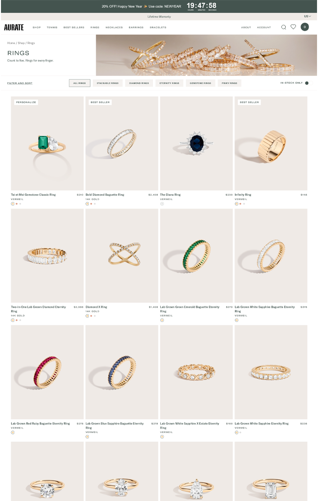 Luxury Shopify eCommerce Development for a Modern Fine Jewelry Brand