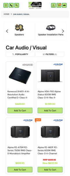 Everything4wd Custom Neto (Maropost) Stores development