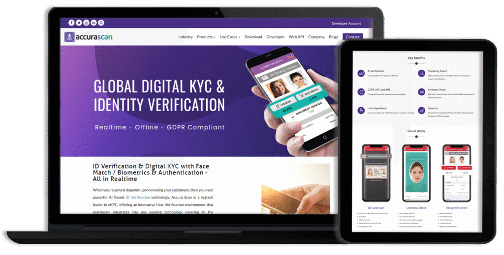 Complete Web and Mobile Development for AI-Powered Digital KYC and Identity Verification.