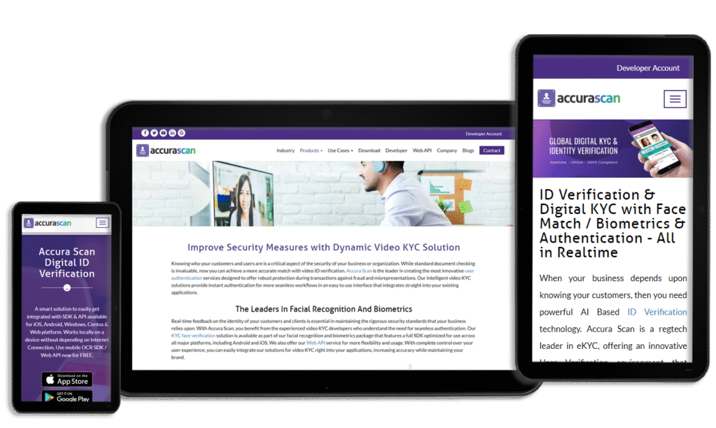 Complete Web and Mobile Development for AI-Powered Digital KYC and Identity Verification.