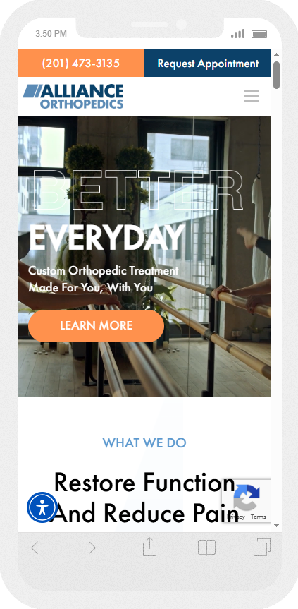 Designed for speed, built for growth—an SEO-optimized, mobile-responsive healthcare website that delivers a seamless patient experience.