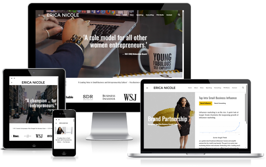 A beautifully crafted personal brand website built from scratch to inspire, engage, and connect.