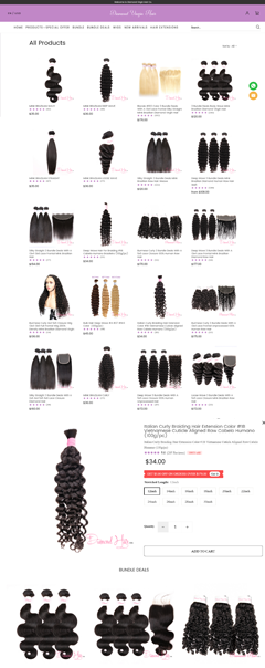 A Premium Human Hair eCommerce Experience Built for Performance and Global Growth