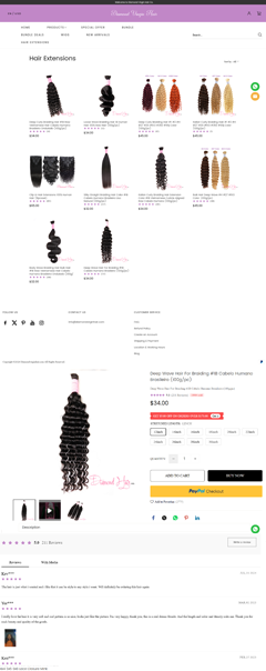 A Premium Human Hair eCommerce Experience Built for Performance and Global Growth