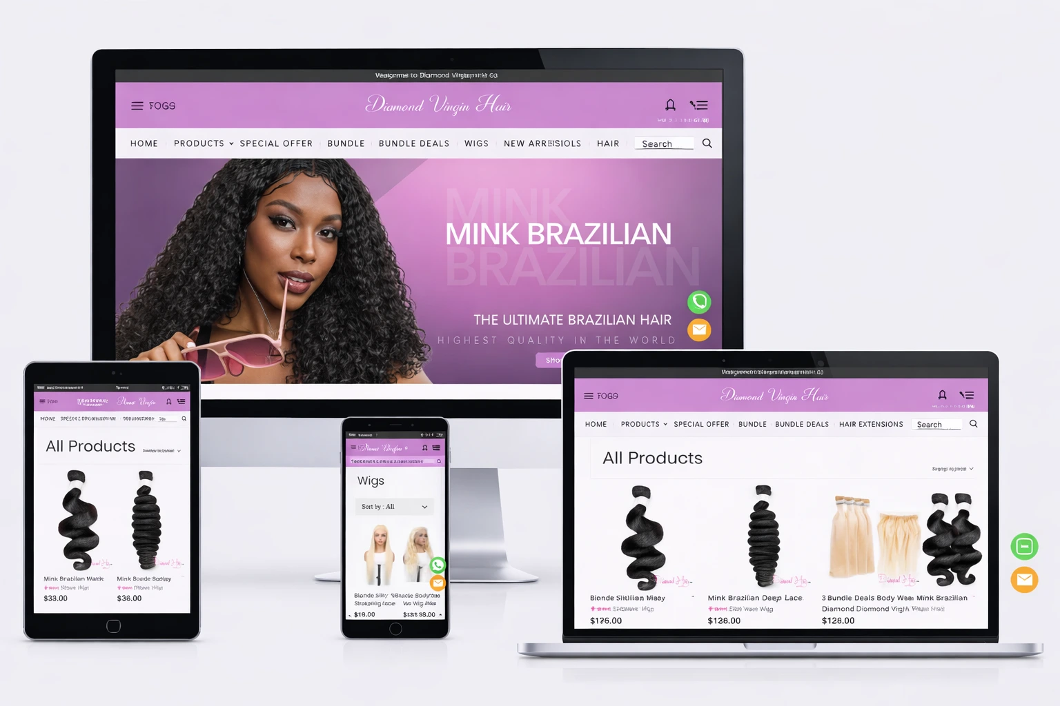 A Premium Human Hair eCommerce Experience Built for Performance and Global Growth