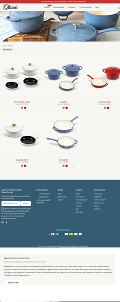 Delivered end-to-end design and BigCommerce development for a premium cookware brand