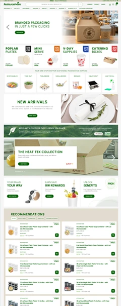 Enterprise eCommerce Transformation & Long-Term Growth Partner for Restaurantware.com