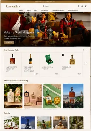 Custom Shopify Development for a Luxury Wine & Spirits eCommerce Website