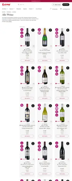Shopify Wine Store Development for Leons Weinhaus Germany