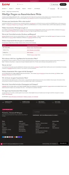 Shopify Wine Store Development for Leons Weinhaus Germany