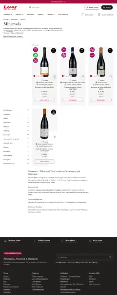Shopify Wine Store Development for Leons Weinhaus Germany