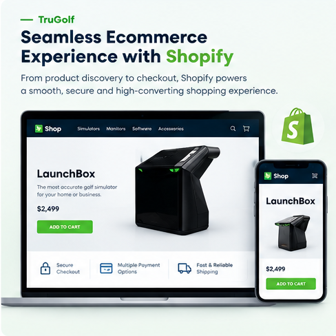 TruGolf Website Redesign with WordPress & Shopify