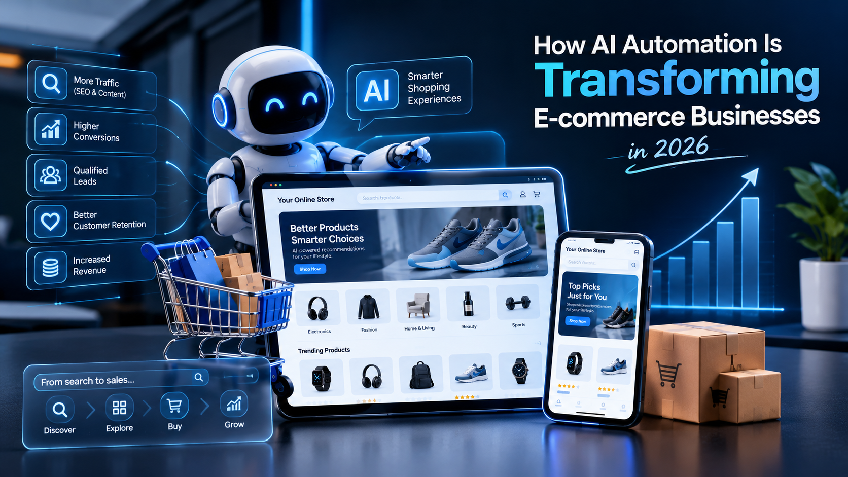 How AI Automation Is Transforming E-commerce Businesses in 2026